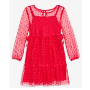 Epic Threads Girls' Long-Sleeve Tulle Dress